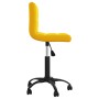 Drehbarer Esszimmerstuhl aus senfgelbem Samt von , Essstühle - Ref: Foro24-3087603, Preis: 77,22 €, Rabatt: %