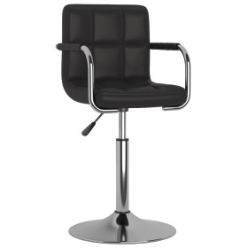 Black synthetic leather dining chair by , dining chairs - Ref: Foro24-3087907, Price: 90,90 €, Discount: %