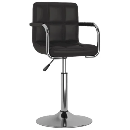 Silla de comedor cuero sintético negra de , Sillas de comedor - Ref: Foro24-3087907, Precio: 89,32 €, Descuento: %