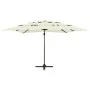 4-level parasol with sand aluminum pole 250x250 cm by vidaXL, Umbrellas - Ref: Foro24-313820, Price: 193,71 €, Discount: %