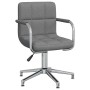 Drehbarer Esszimmerstuhl aus hellem grauem Stoff von , Essstühle - Ref: Foro24-3088062, Preis: 105,85 €, Rabatt: %