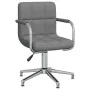 Light gray fabric swivel dining chair by , dining chairs - Ref: Foro24-3088062, Price: 104,53 €, Discount: %