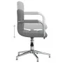 Light gray fabric swivel dining chair by , dining chairs - Ref: Foro24-3088062, Price: 104,53 €, Discount: %