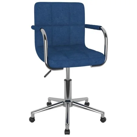 Blue fabric swivel dining chair by , dining chairs - Ref: Foro24-3088159, Price: 98,53 €, Discount: %