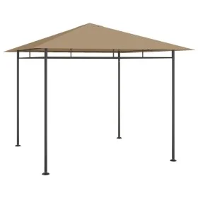 Taupe gray gazebo 3x3x2.7 m 180 g/m² by vidaXL, Tents and gazebos - Ref: Foro24-313919, Price: 186,21 €, Discount: %