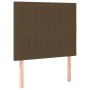 Bettgestell mit dunkelbraunem Stoffkopfteil 120x200cm von , Betten und Lattenroste - Ref: Foro24-3125206, Preis: 154,31 €, Ra...