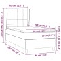 Boxspringbett mit dunkelgrünem Samtmatratze 80x200 cm. von , Betten und Lattenroste - Ref: Foro24-3129180, Preis: 313,73 €, R...