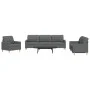 Juego de sofás 3 piezas tela gris oscuro by , Sofas - Ref: Foro24-3278288, Price: 616,74 €, Discount: %