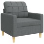 Juego de sofás 3 piezas tela gris oscuro by , Sofas - Ref: Foro24-3278288, Price: 625,41 €, Discount: %