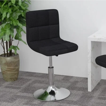 Drehbarer Küchenhocker aus schwarzem Stoff von , Küchenhocker - Ref: Foro24-334205, Preis: 72,19 €, Rabatt: %