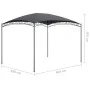Anthracite gray gazebo 3x4x2.65 m 180 g/m² by vidaXL, Tents and gazebos - Ref: Foro24-313911, Price: 181,32 €, Discount: %