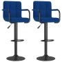 Küchenhocker 2 Stück blauer Stoff von , Küchenhocker - Ref: Foro24-334639, Preis: 134,62 €, Rabatt: %
