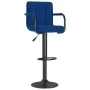 Kitchen stools 2 units blue fabric by , Kitchen stools - Ref: Foro24-334639, Price: 132,69 €, Discount: %