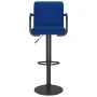 Kitchen stools 2 units blue fabric by , Kitchen stools - Ref: Foro24-334639, Price: 132,69 €, Discount: %