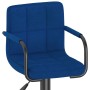 Küchenhocker 2 Stück blauer Stoff von , Küchenhocker - Ref: Foro24-334639, Preis: 134,62 €, Rabatt: %