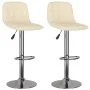 Küchenhocker 2 Stück in Cremefarbenem Stoff von , Küchenhocker - Ref: Foro24-333947, Preis: 115,05 €, Rabatt: %