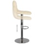 Taburetes de cocina 2 unidades tela crema de , Taburetes de cocina - Ref: Foro24-333947, Precio: 132,42 €, Descuento: %