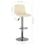 Küchenhocker 2 Stück in Cremefarbenem Stoff von , Küchenhocker - Ref: Foro24-333947, Preis: 115,05 €, Rabatt: %