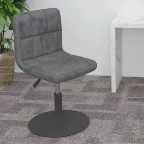 Drehbarer Küchenhocker aus dunkelgrauem Samt von , Küchenhocker - Ref: Foro24-334253, Preis: 90,18 €, Rabatt: %