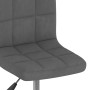 Drehbarer Küchenhocker aus dunkelgrauem Samt von , Küchenhocker - Ref: Foro24-334253, Preis: 91,84 €, Rabatt: %