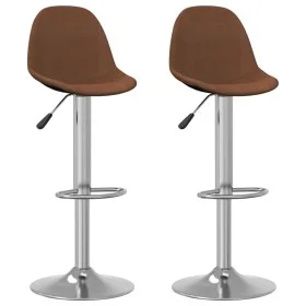 Küchenhocker, 2 Stück, brauner Stoff von , Küchenhocker - Ref: Foro24-333384, Preis: 97,09 €, Rabatt: %
