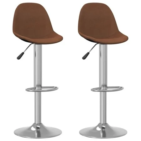 Küchenhocker, 2 Stück, brauner Stoff von , Küchenhocker - Ref: Foro24-333384, Preis: 97,09 €, Rabatt: %