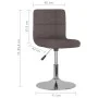 Drehstühle für Esszimmer, 2 Stück, Stoff in Grau-Taupe. von , Essstühle - Ref: Foro24-334218, Preis: 108,74 €, Rabatt: %