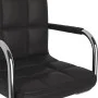 Drehbare Esszimmerstühle, 2 Stück, Kunstleder, Schwarz. von , Essstühle - Ref: Foro24-334574, Preis: 125,97 €, Rabatt: %
