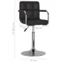 Drehbare Esszimmerstühle, 2 Stück, Kunstleder, Schwarz. von , Essstühle - Ref: Foro24-334574, Preis: 125,97 €, Rabatt: %