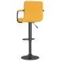 Mustard yellow fabric kitchen stool by , Kitchen stools - Ref: Foro24-334632, Price: 87,74 €, Discount: %