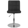 Drehbarer Esszimmerstuhl aus schwarzem Stoff von , Essstühle - Ref: Foro24-3087474, Preis: 72,18 €, Rabatt: %