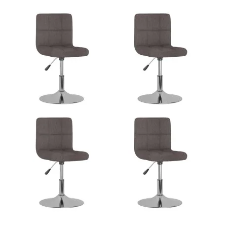 Sillas de comedor giratorias 4 unidades tela taupe de , Sillas de comedor - Ref: Foro24-3087457, Precio: 205,22 €, Descuento: %