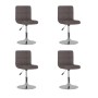 Drehbare Esszimmerstühle, 4 Stück, Stoff in Taupe-Farbe. von , Essstühle - Ref: Foro24-3087457, Preis: 207,32 €, Rabatt: %