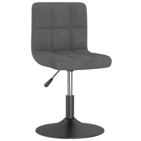 Dunkelgraues Samt-Drehstuhles für Esszimmer von , Essstühle - Ref: Foro24-3087504, Preis: 91,84 €, Rabatt: %