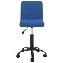 Drehbarer Esszimmerstuhl aus blauem Samt von , Essstühle - Ref: Foro24-3087600, Preis: 100,01 €, Rabatt: %