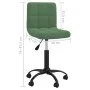Dunkelgrüner Samtdrehstuhl für Esszimmer von , Essstühle - Ref: Foro24-3087599, Preis: 86,89 €, Rabatt: %