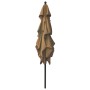 3-level umbrella with a taupe grey aluminum pole 2.5x2.5 m by vidaXL, Umbrellas - Ref: Foro24-313839, Price: 80,65 €, Discoun...