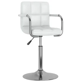 Silla de comedor de cuero sintético blanco de , Sillas de comedor - Ref: Foro24-3087906, Precio: 91,11 €, Descuento: %