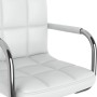 Silla de comedor de cuero sintético blanco de , Sillas de comedor - Ref: Foro24-3087906, Precio: 92,76 €, Descuento: %