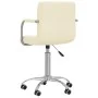 Drehbarer Esszimmerstuhl aus cremefarbenem Stoff von , Essstühle - Ref: Foro24-3087971, Preis: 89,42 €, Rabatt: %