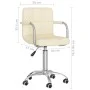 Drehbarer Esszimmerstuhl aus cremefarbenem Stoff von , Essstühle - Ref: Foro24-3087971, Preis: 89,42 €, Rabatt: %