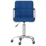 Drehbarer Esszimmerstuhl aus blauem Stoff von , Essstühle - Ref: Foro24-3087973, Preis: 82,15 €, Rabatt: %