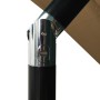 3-stöckiger Regenschirm mit taupegrauer Aluminiumstange 2,5x2,5 m von vidaXL, Sonnenschirme - Ref: Foro24-313839, Preis: 80,6...
