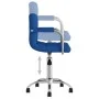 Blue fabric swivel dining chair by , dining chairs - Ref: Foro24-3087973, Price: 82,27 €, Discount: %