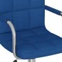Drehbarer Esszimmerstuhl aus blauem Stoff von , Essstühle - Ref: Foro24-3087973, Preis: 82,15 €, Rabatt: %