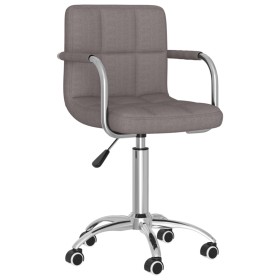 Drehbarer Esszimmerstuhl aus grauem Mottostoff von , Essstühle - Ref: Foro24-3087978, Preis: 93,16 €, Rabatt: %