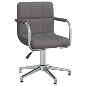 Drehbarer Esszimmerstuhl aus dunkelgrauem Stoff von , Essstühle - Ref: Foro24-3088063, Preis: 105,54 €, Rabatt: %