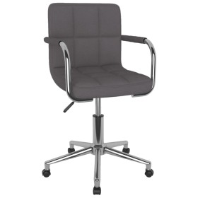 Drehbarer Esszimmerstuhl aus grauem Taupe-Stoff von , Essstühle - Ref: Foro24-3088164, Preis: 92,38 €, Rabatt: %