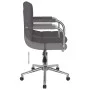 Drehbarer Esszimmerstuhl aus grauem Taupe-Stoff von , Essstühle - Ref: Foro24-3088164, Preis: 91,13 €, Rabatt: %