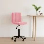 Silla de oficina giratoria de terciopelo rosa de , Sillas de oficina - Ref: Foro24-334361, Precio: 92,79 €, Descuento: %